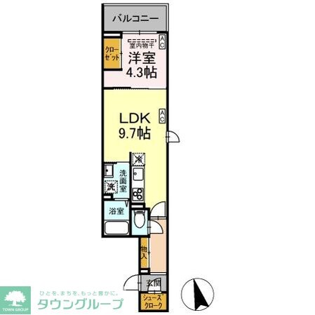 Asset-Court小金井本町Aの物件間取画像